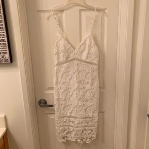 ASTR lace crochet dress